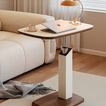 Contemporary Leather Side Table