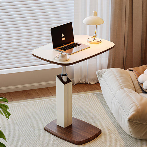 Contemporary Leather Side Table