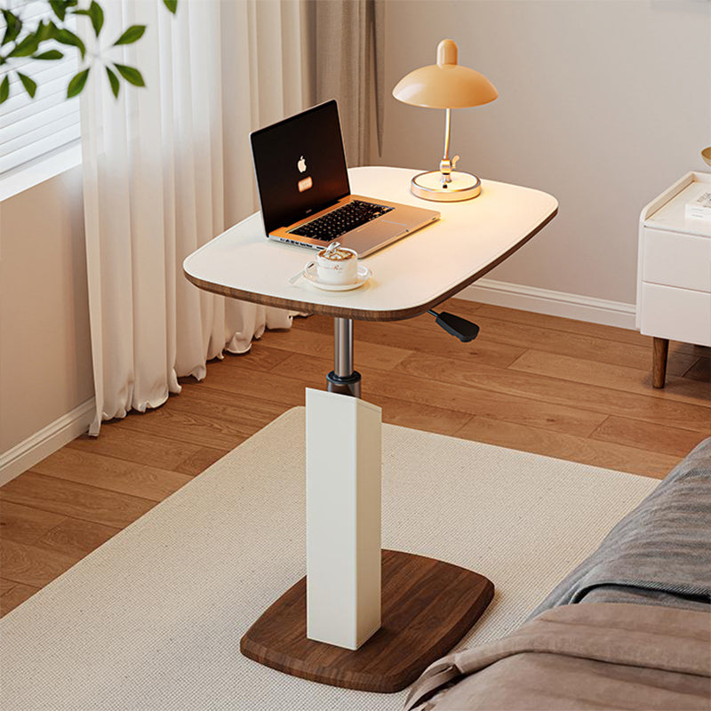 Contemporary Leather Side Table