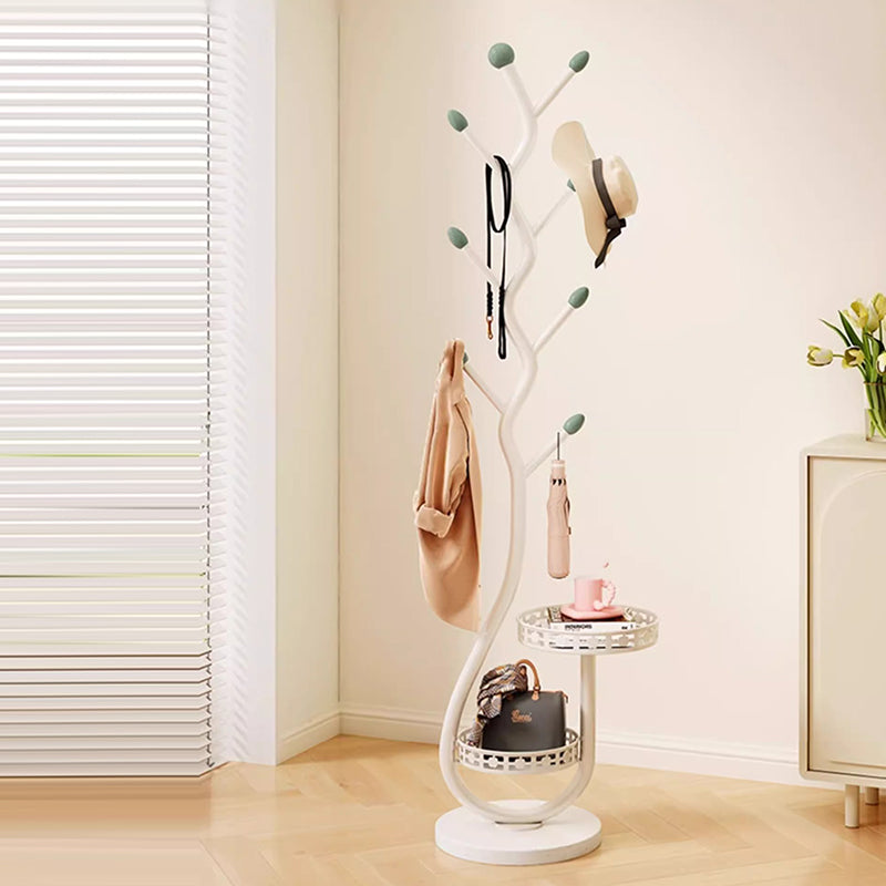 Contemporary Carbon Steel Hall Tree