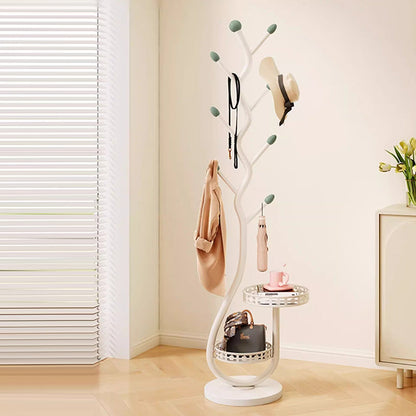Contemporary Carbon Steel Hall Tree