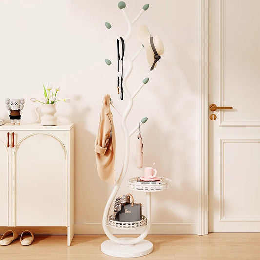 Contemporary Carbon Steel Hall Tree
