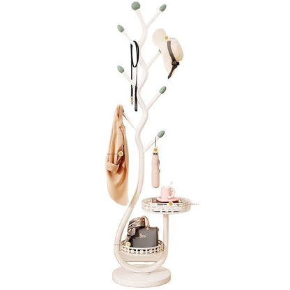 Contemporary Carbon Steel Hall Tree