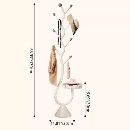 Contemporary Carbon Steel Hall Tree