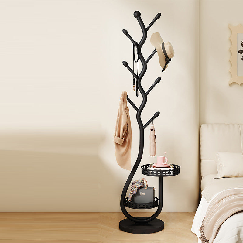 Contemporary Carbon Steel Hall Tree