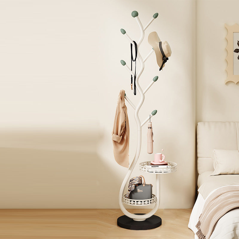 Contemporary Carbon Steel Hall Tree