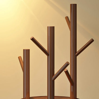 Contemporary Wood Hall Tree