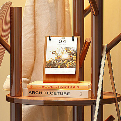 Contemporary Wood Hall Tree