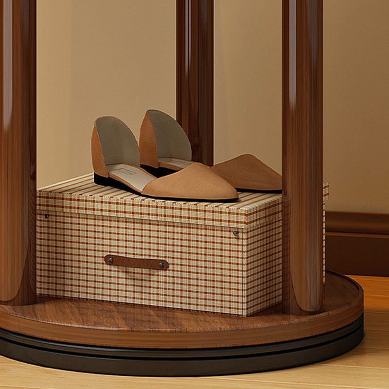 Contemporary Wood Hall Tree