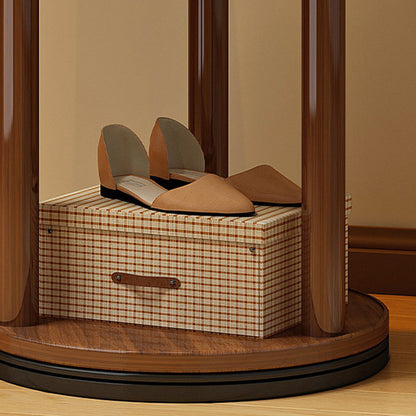 Contemporary Wood Hall Tree