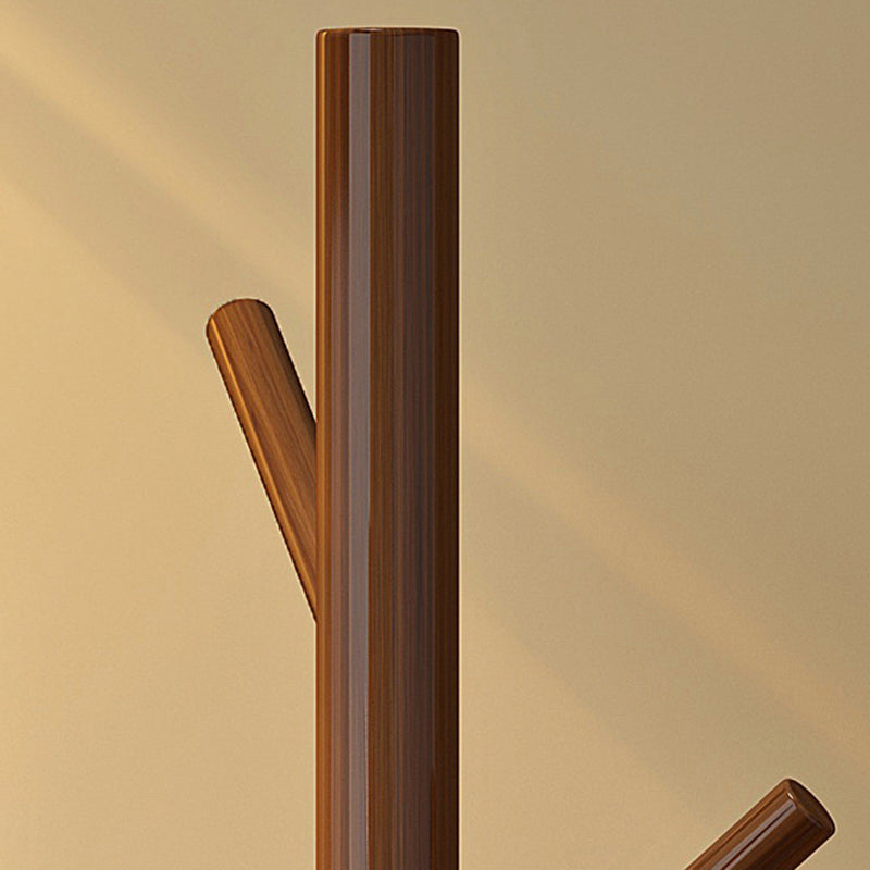 Contemporary Wood Hall Tree