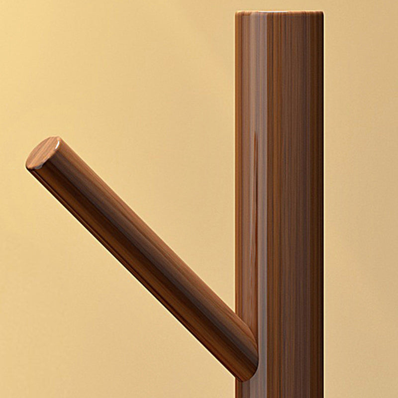 Contemporary Wood Hall Tree