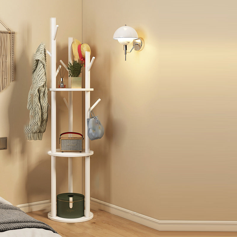 Contemporary Wood Hall Tree