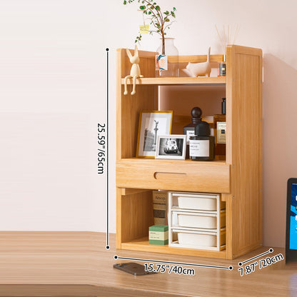 Contemporary Bamboo Bookshelf