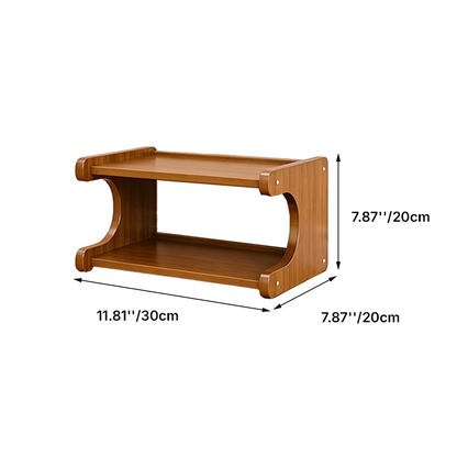 Contemporary Bamboo Shoe Rack