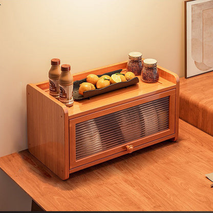 Contemporary Rattan Storage Cabinet