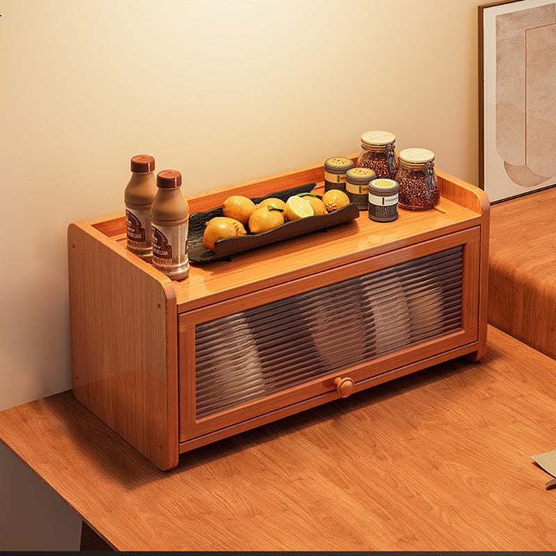 Contemporary Rattan Storage Cabinet