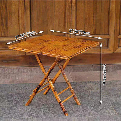 Traditional Bamboo Dining Table