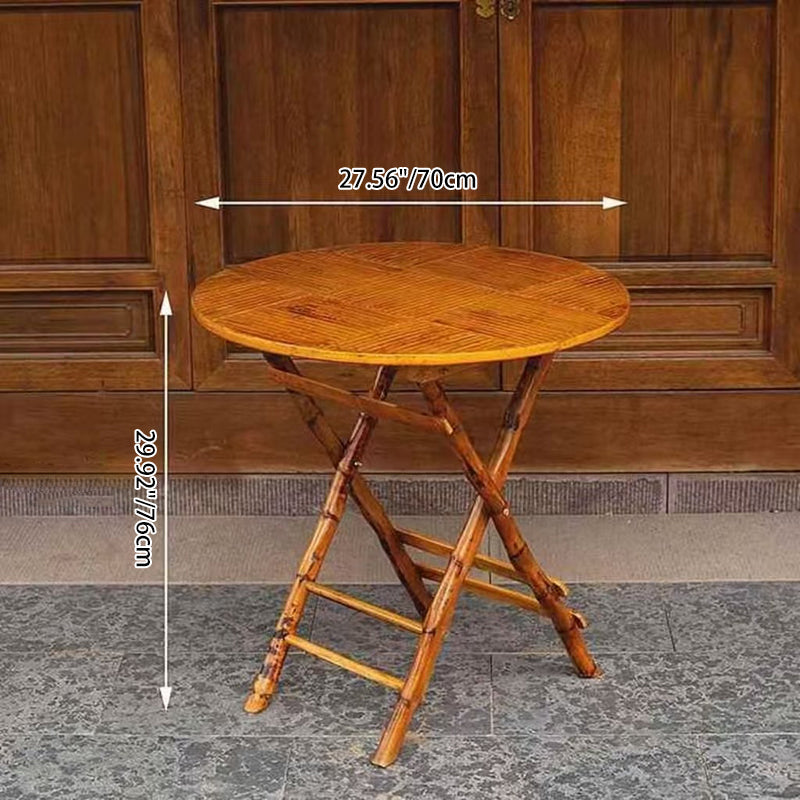 Traditional Bamboo Dining Table
