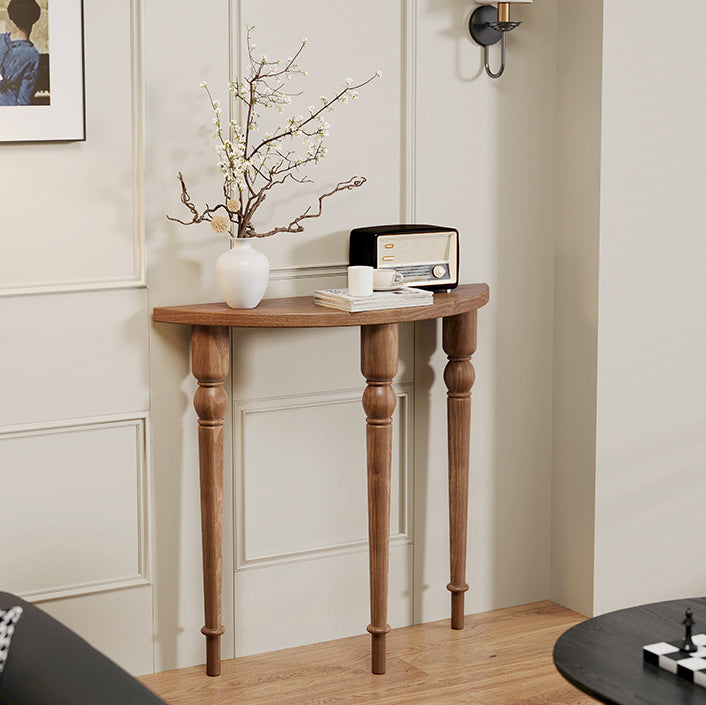 Traditional Wood Console Table