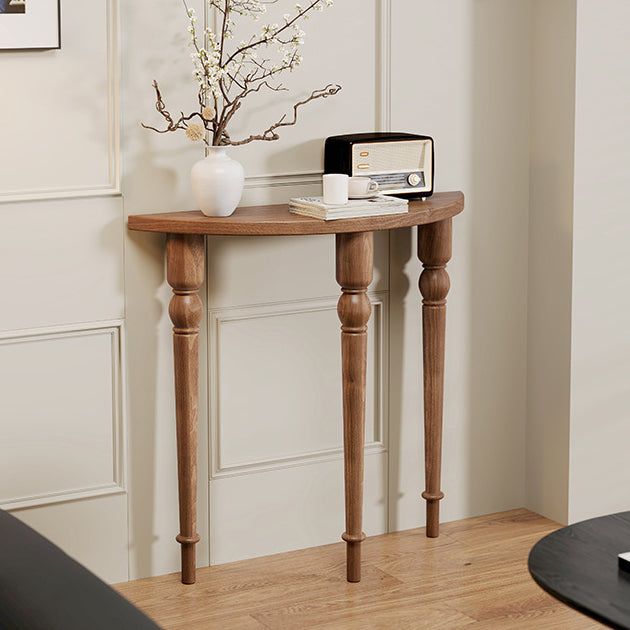 Traditional Wood Console Table