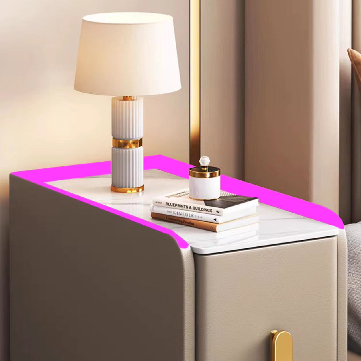 Contemporary Solid Wood Nightstand