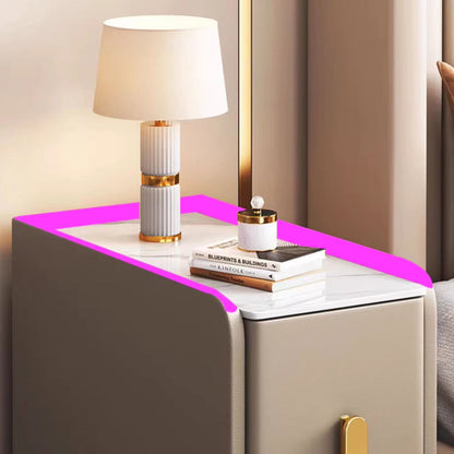 Contemporary Solid Wood Nightstand