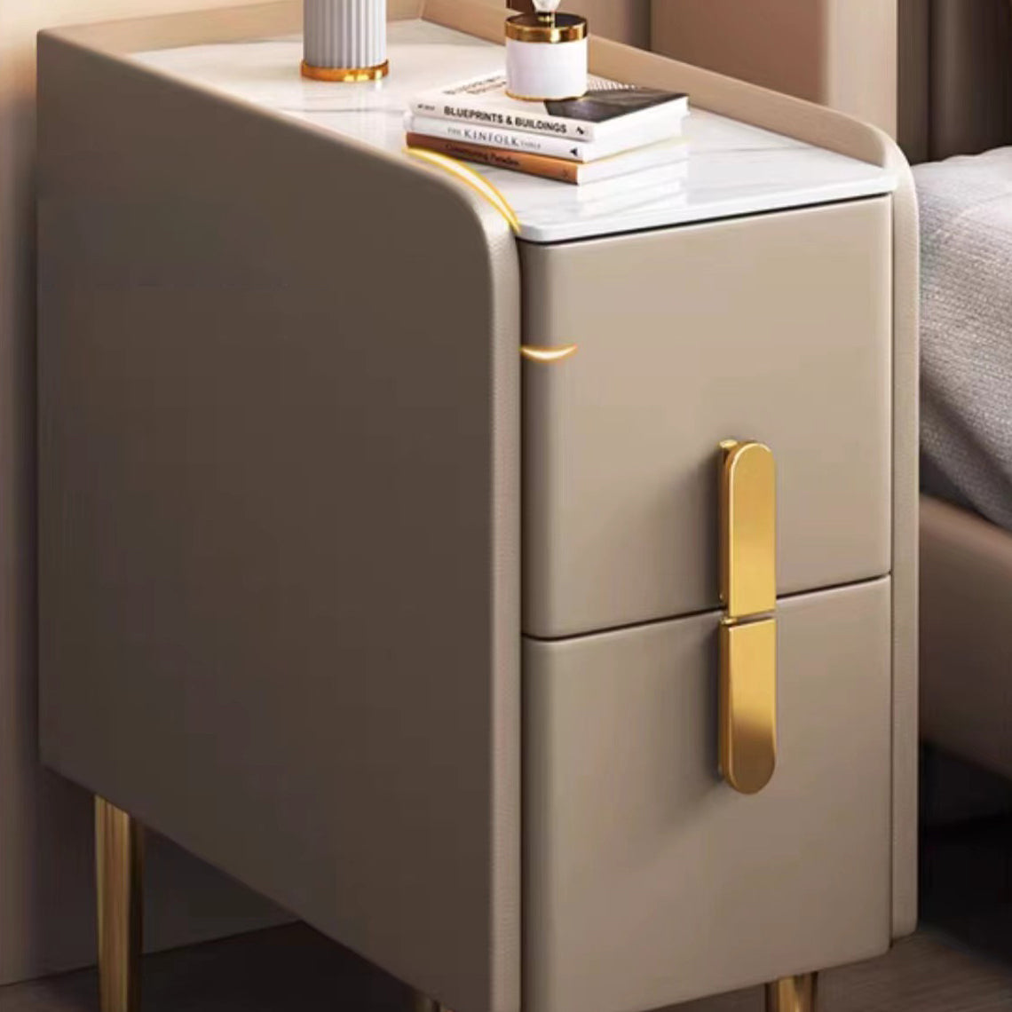 Contemporary Solid Wood Nightstand
