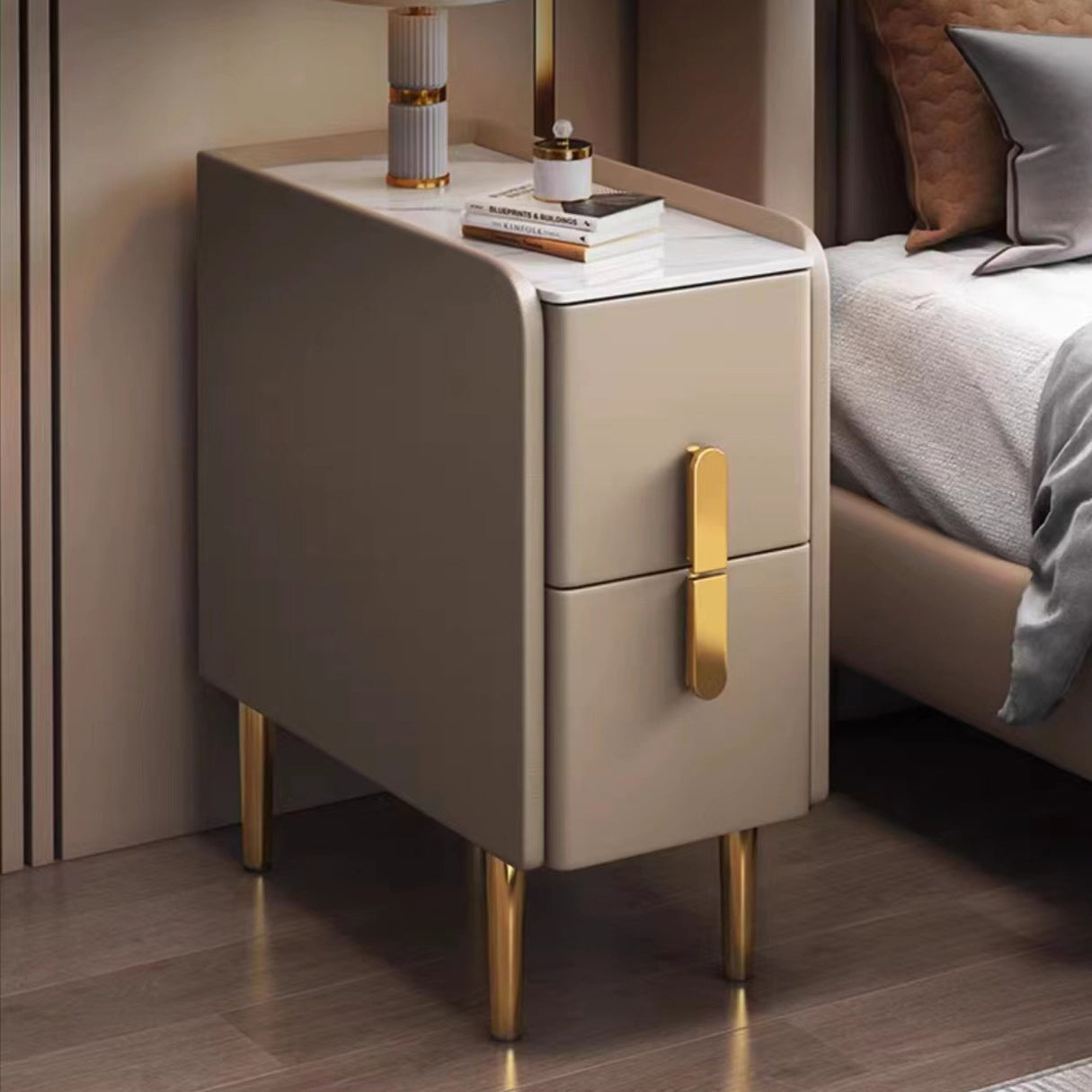 Contemporary Solid Wood Nightstand