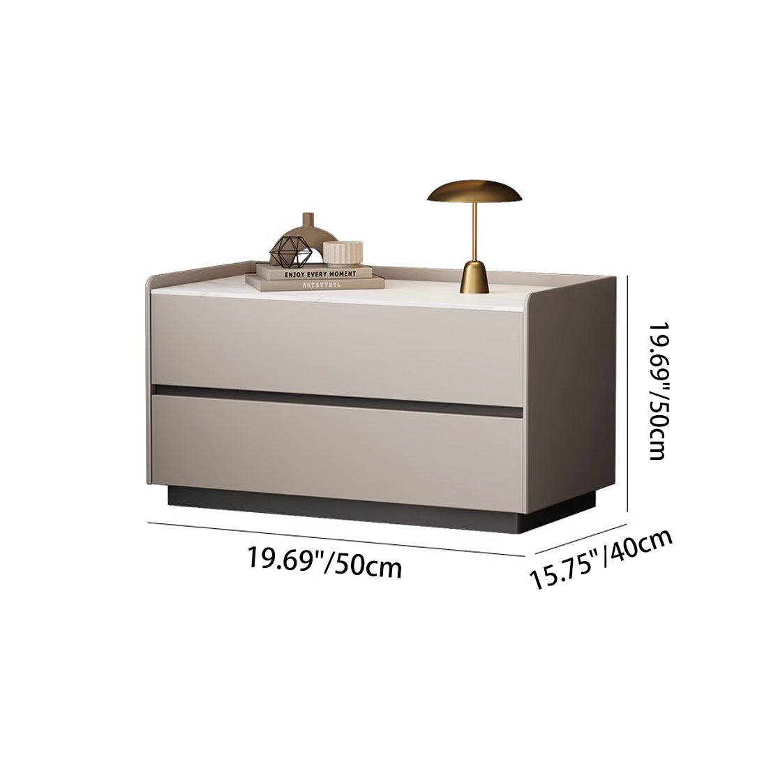 Modern Solid Wood Nightstand