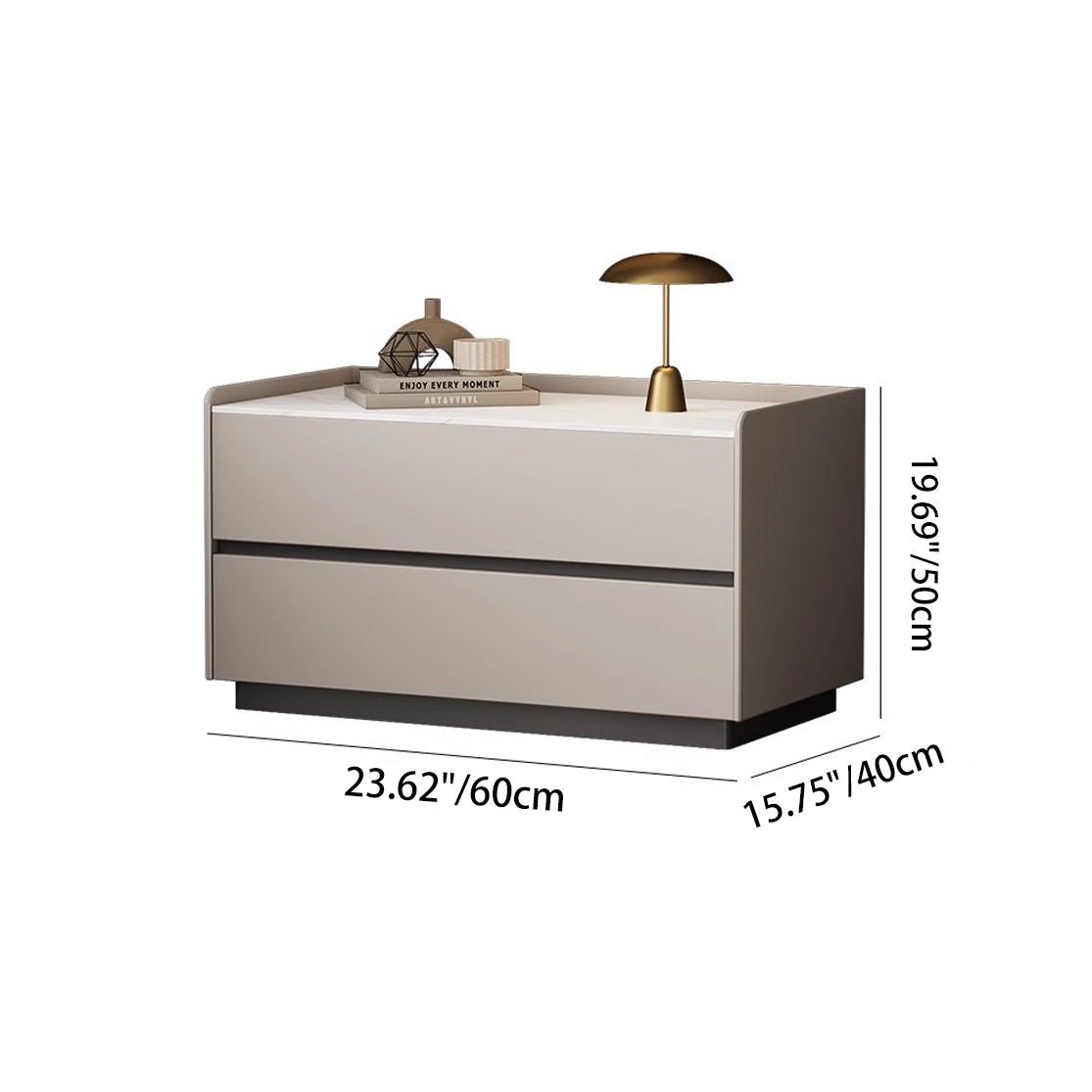 Modern Solid Wood Nightstand