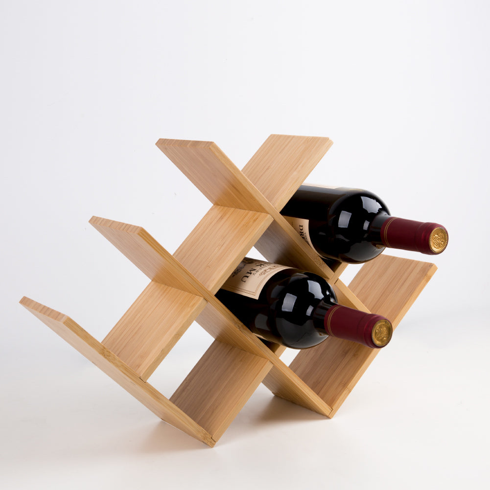 Minimalist Bamboo Display Rack