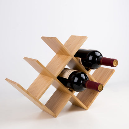 Minimalist Bamboo Display Rack