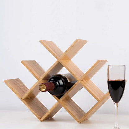 Minimalist Bamboo Display Rack
