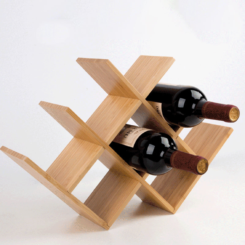 Minimalist Bamboo Display Rack