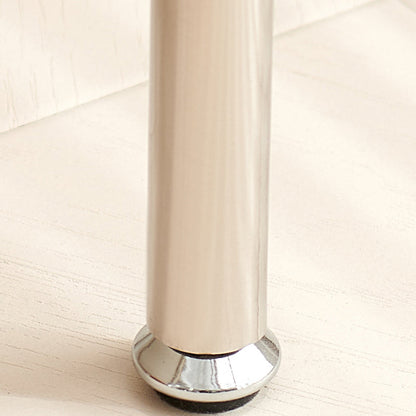 Contemporary Stainless Steel Wood Nightstand