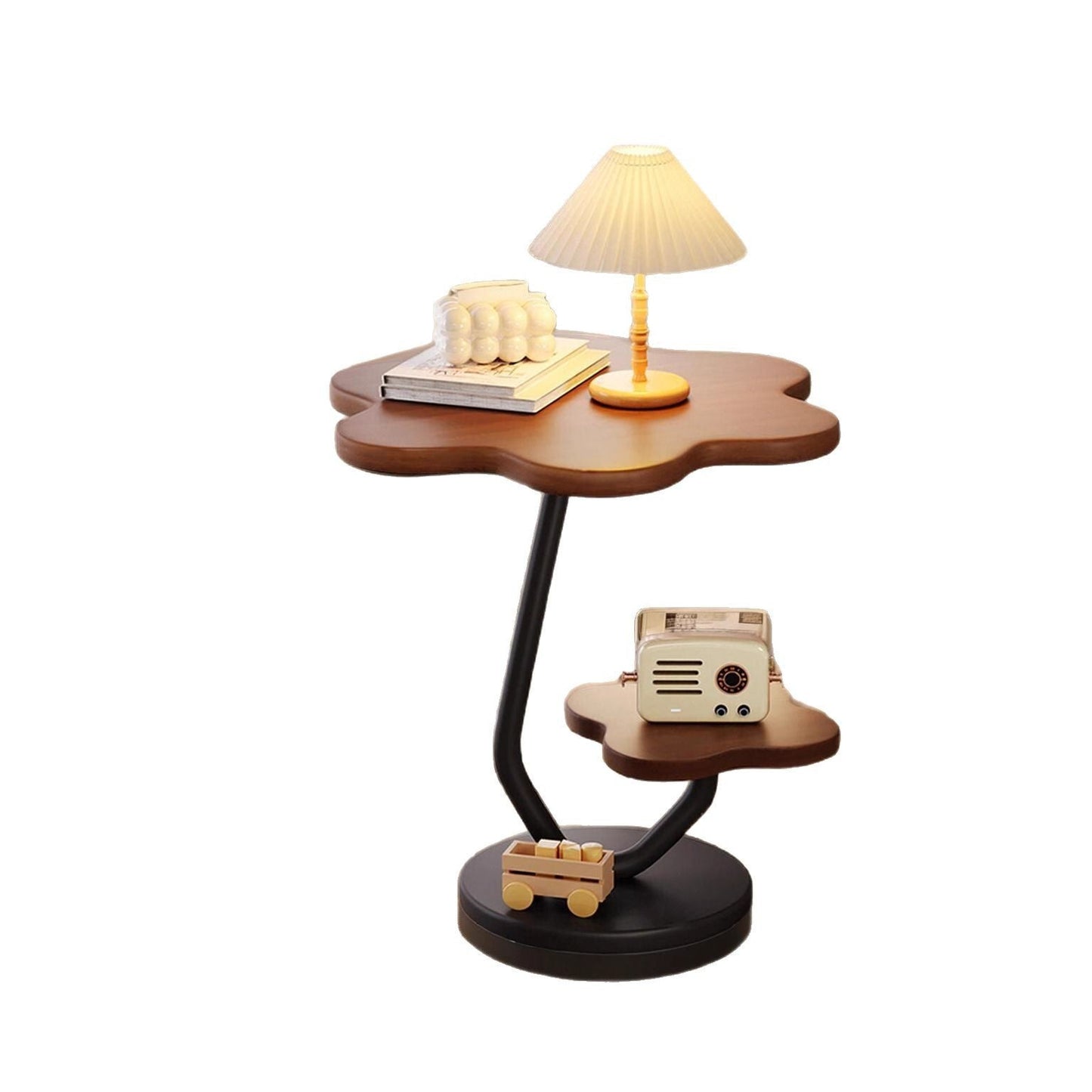 Contemporary Carbon Steel Side Table