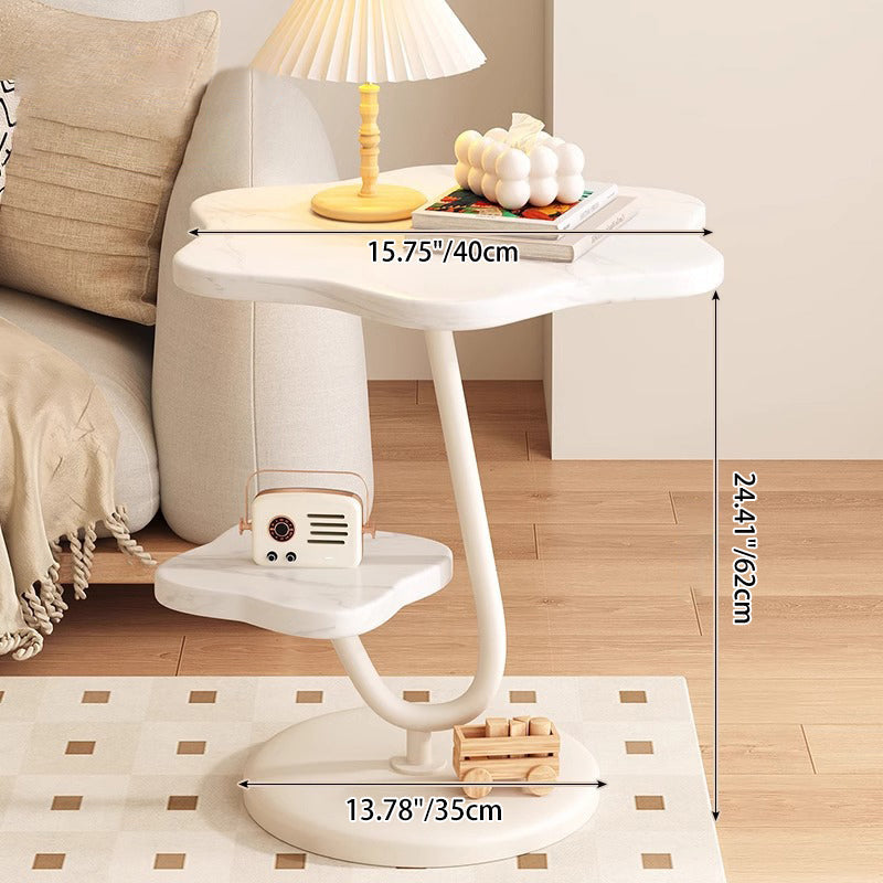 Contemporary Carbon Steel Side Table