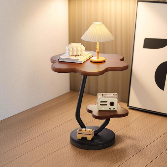 Contemporary Carbon Steel Side Table