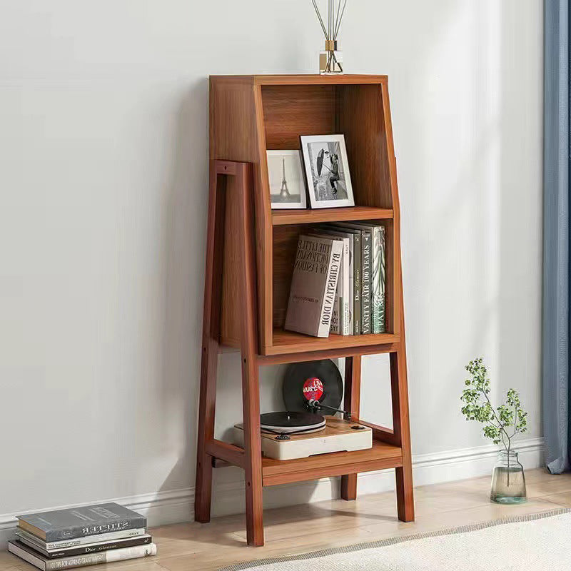 Modern Square Solid Wood Bookshelf