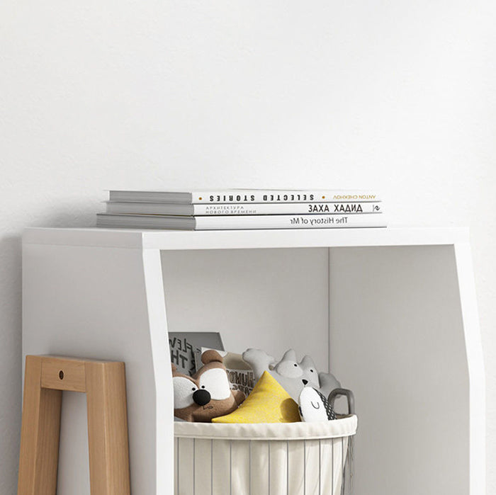 Modern Square Solid Wood Bookshelf