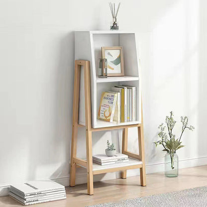Modern Square Solid Wood Bookshelf