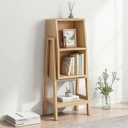 Modern Square Solid Wood Bookshelf