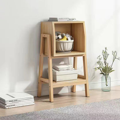 Modern Square Solid Wood Bookshelf