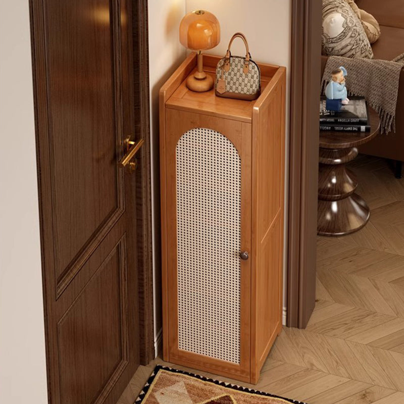 Traditional Bamboo Rattan Shoe Rack