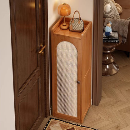 Traditional Bamboo Rattan Shoe Rack