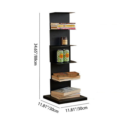 Modern Carbon Steel Bookshelf