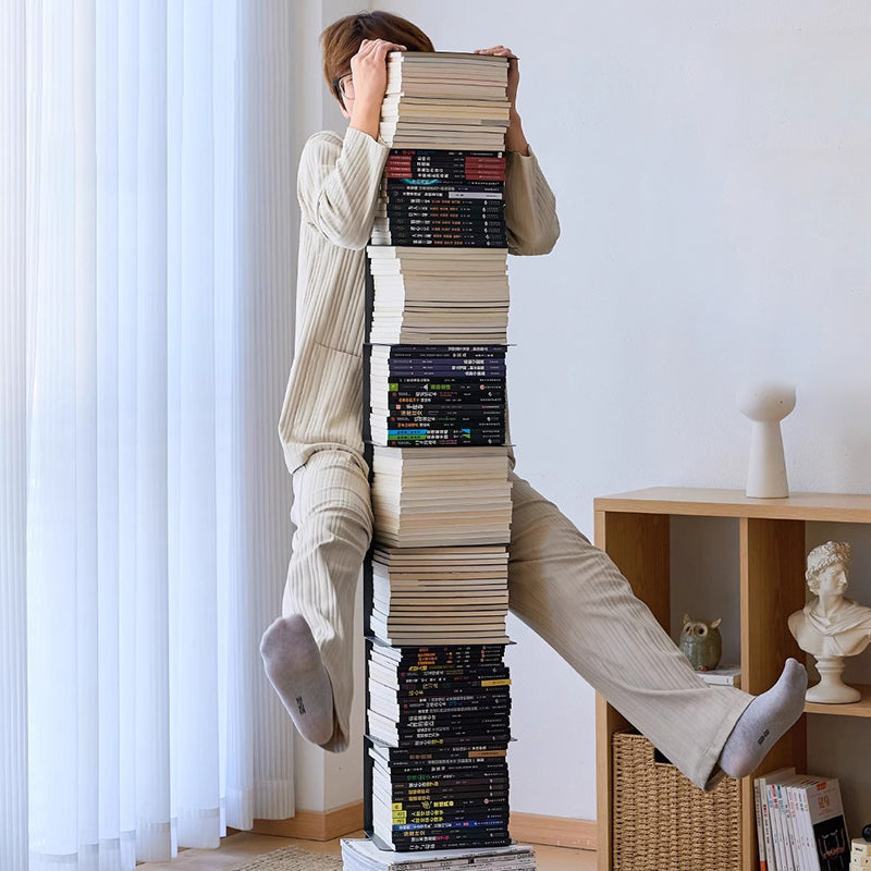 Modern Carbon Steel Bookshelf