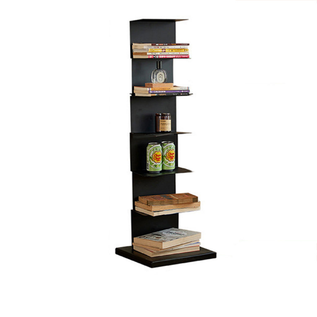 Modern Carbon Steel Bookshelf