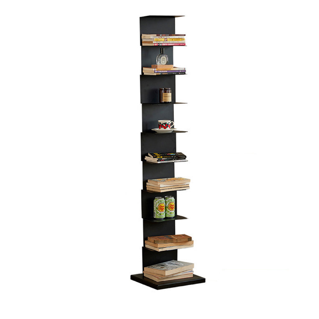 Modern Carbon Steel Bookshelf